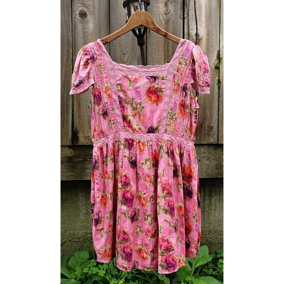 New w/Tags Love Shack Fancy Nutmeg Dress in Wild Pink, sz 6 - Picture 5 of 13